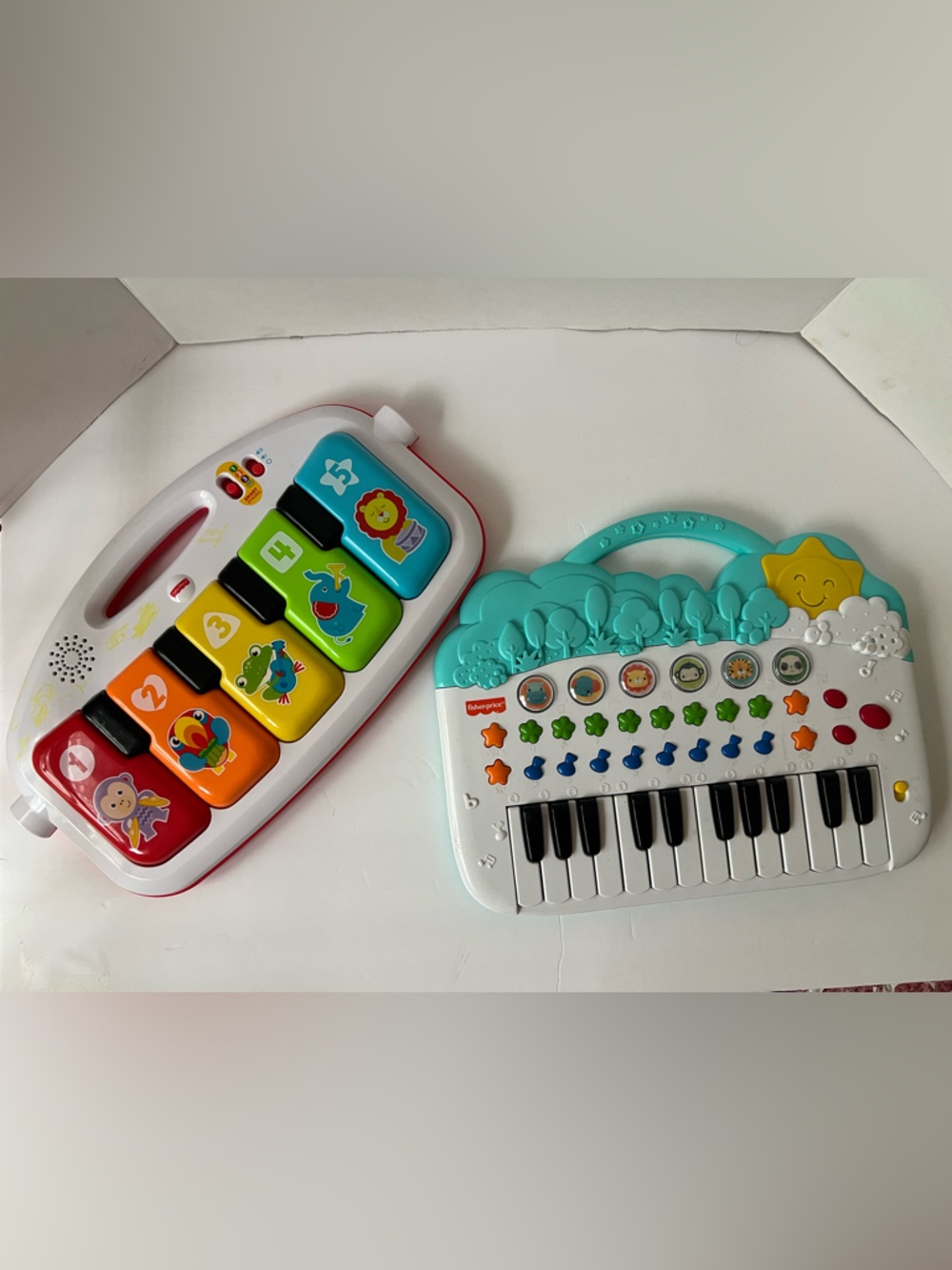 Fisher Price Set of 2 Musical Interactive Toys for Babies & Toddlers Tested